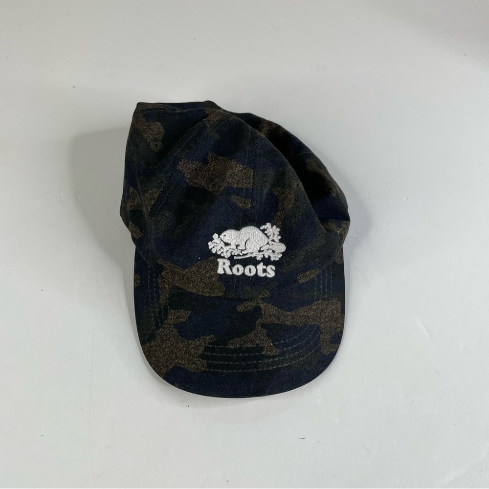 Roots‎ Kida Camo Embroidered Gopher Hat Size 12-24 Months